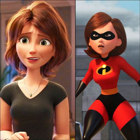 Elastigirl Helen Parr and Aunt Cass Hamada